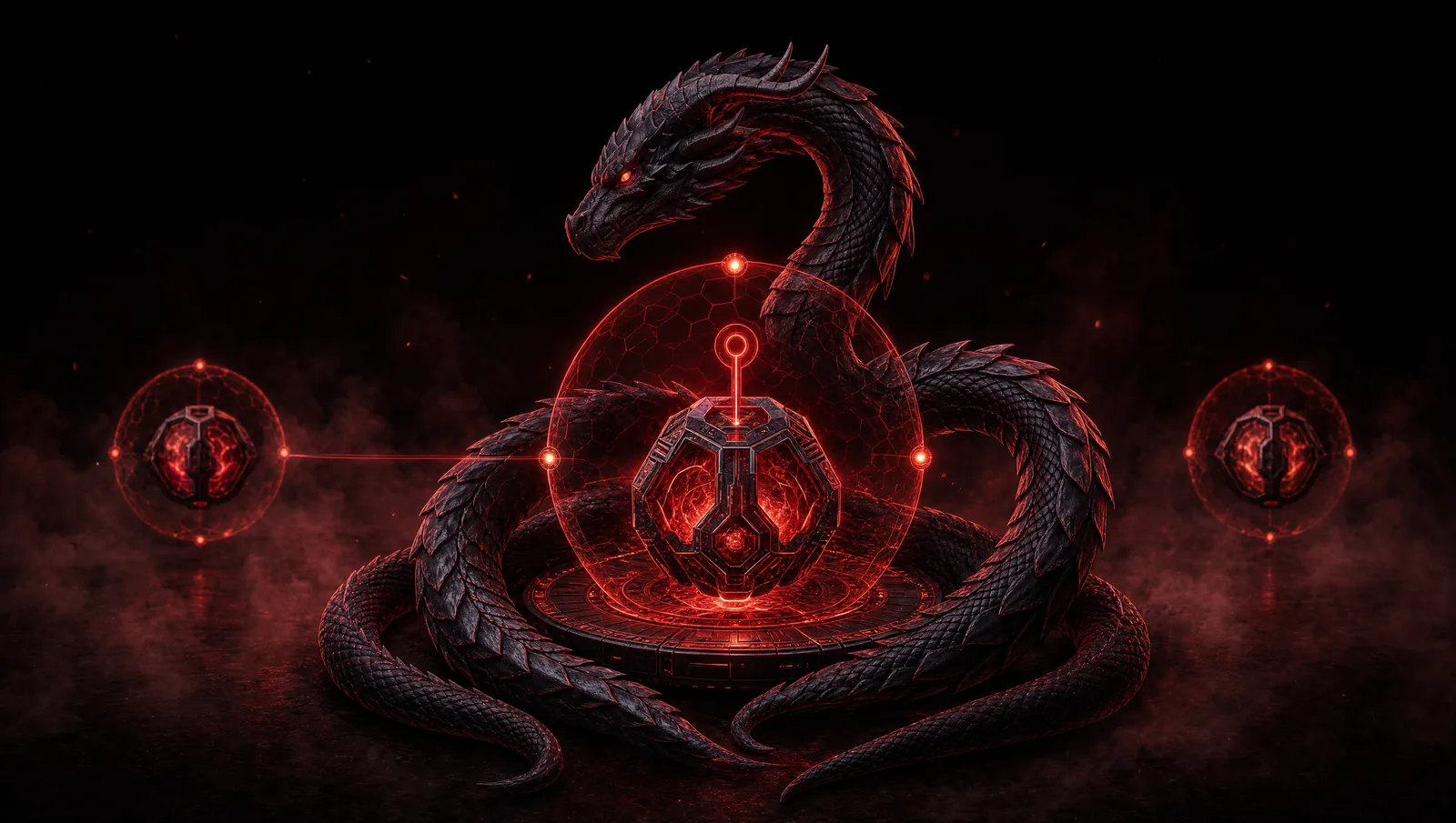 A shield-gate checking a unique seal before each object is accessed